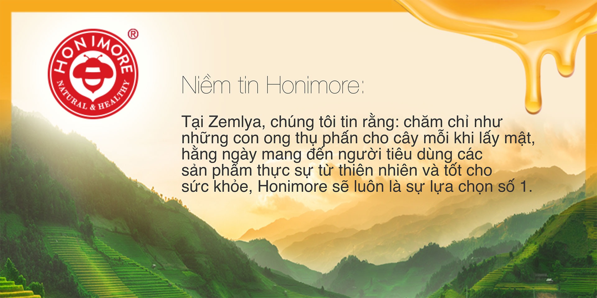 Câu chuyện thương hiệu Honimore 16 niềm tin honimore