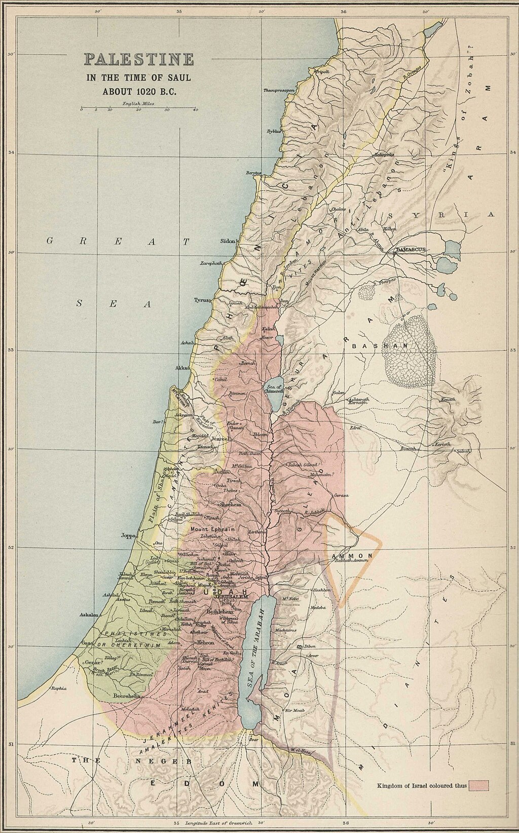 Bản đồ Palestine
