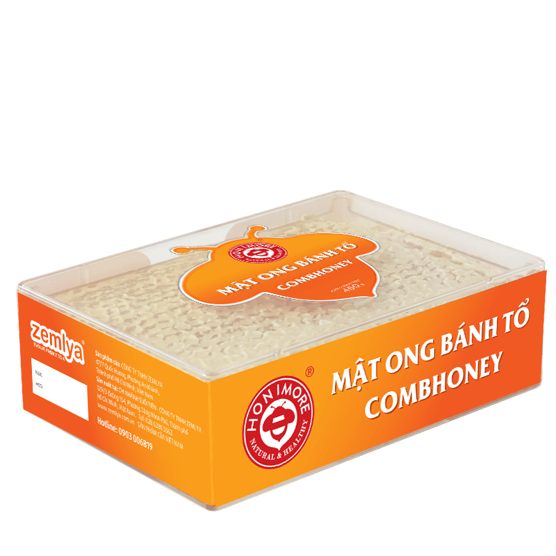 Mật ong bánh tổ Honimore 450g Mật ong bánh tổ Honimore 450g