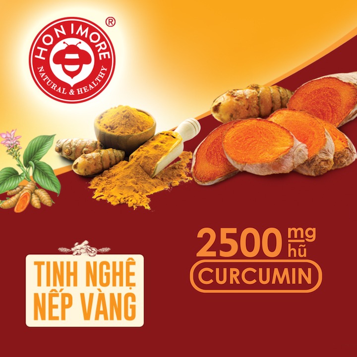 Tinh nghệ nếp vàng Honimore 2500mg curcumin